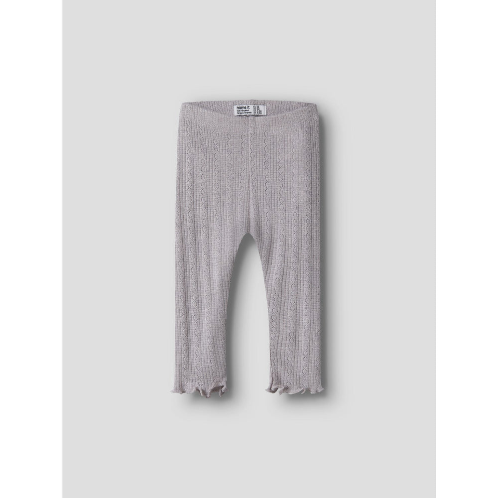 Køb Name It Lilac Marble Melange Nbfblitta Leggings