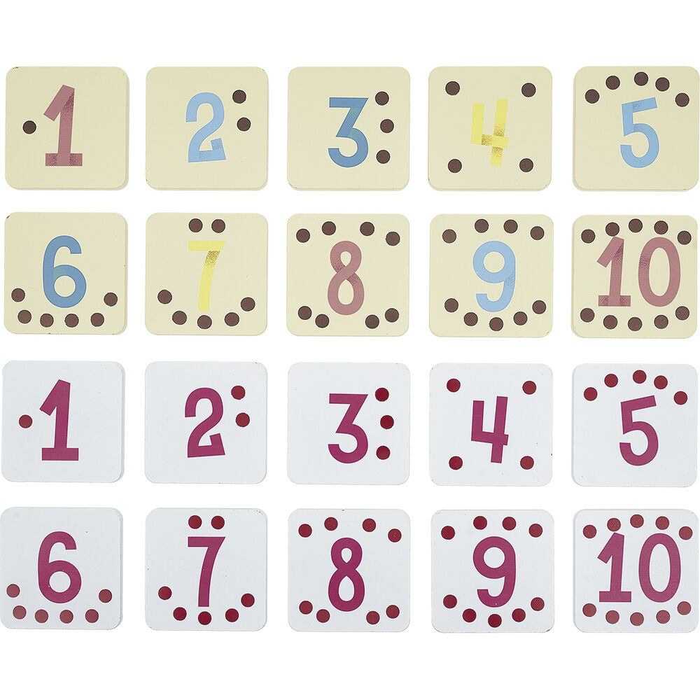 Jeu J'apprends les nombres en bois