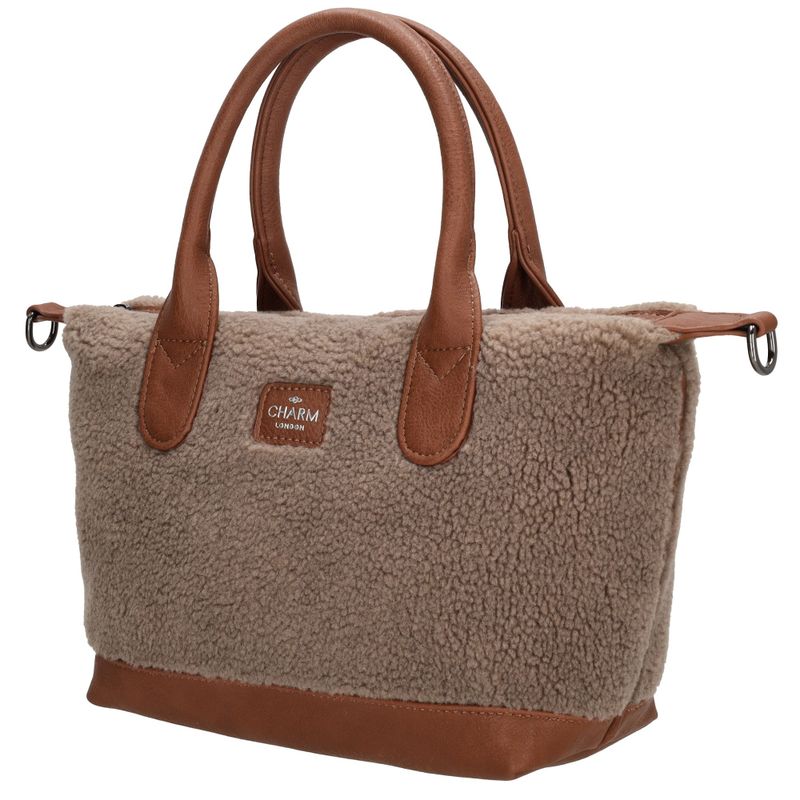 Charm Schoudertas Taupe Dames