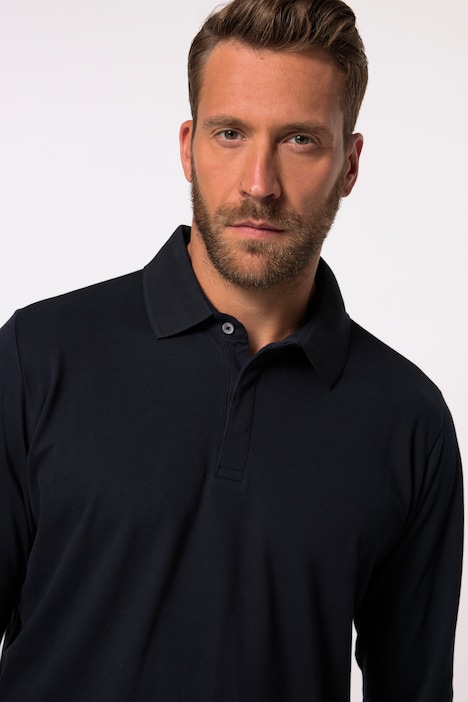 JP 1880 Poloshirt FLEXNAMIC®, Langarm, Piqué, bis 8 XL