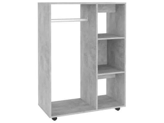 Garde-robe Gris béton 80x40x110
