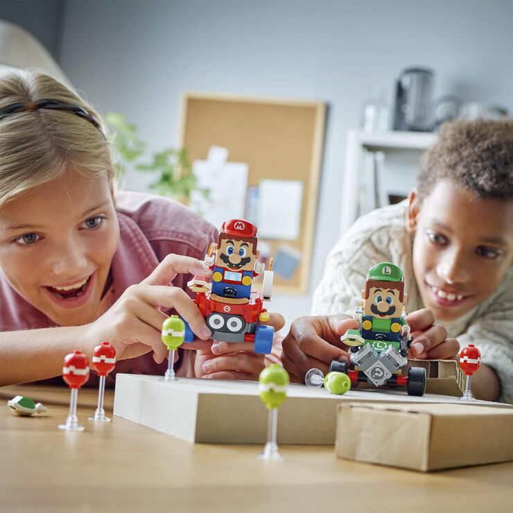 Lego Mario Kart - Baby Mario mod Baby Luigi 72034