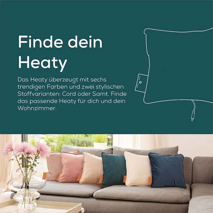 Beurer HK77 Heaty Akku-Heizkissen celestial-green, 1 St