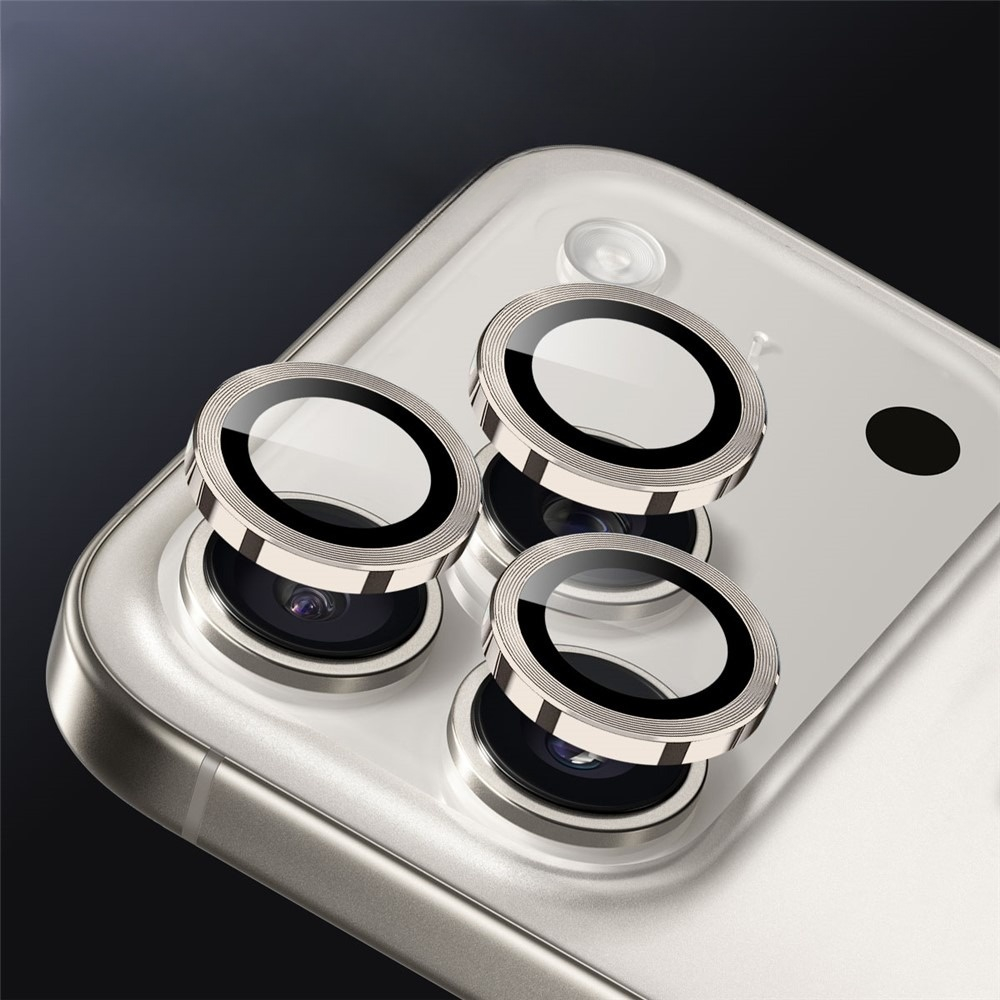 iPhone 17 Pro / 17 Pro Max Kameraschutz Objektiv Ring Protector Abdeckung - Grau
