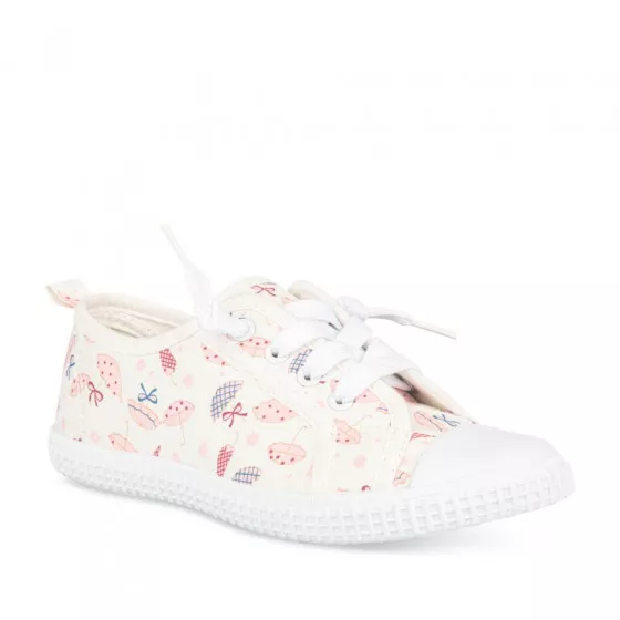 Baskets BLANC LOVELY SKULL