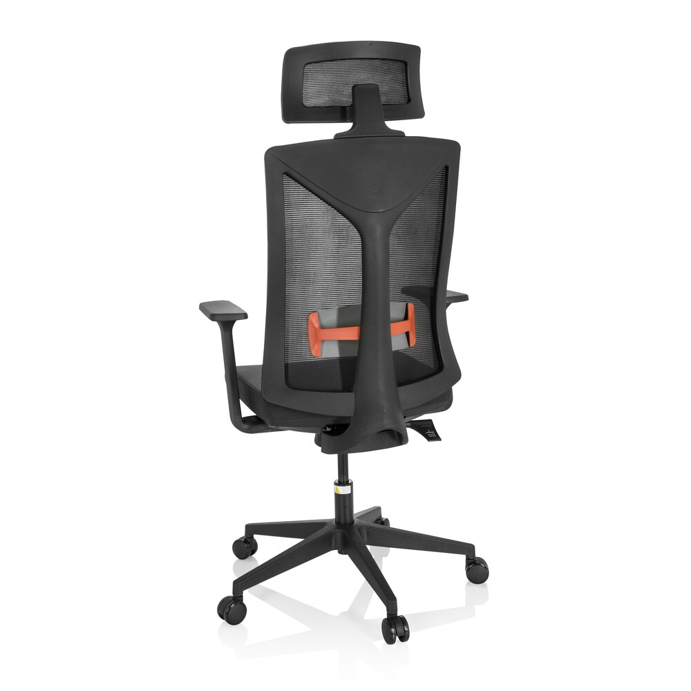 Profi Bürostuhl KODIAK Stoff/Netzstoff mit Armlehnen hjh OFFICE