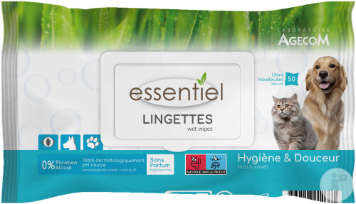 Essentiel Hygiène Et Douceur Lingettes Sans Parfum 50 Pièces