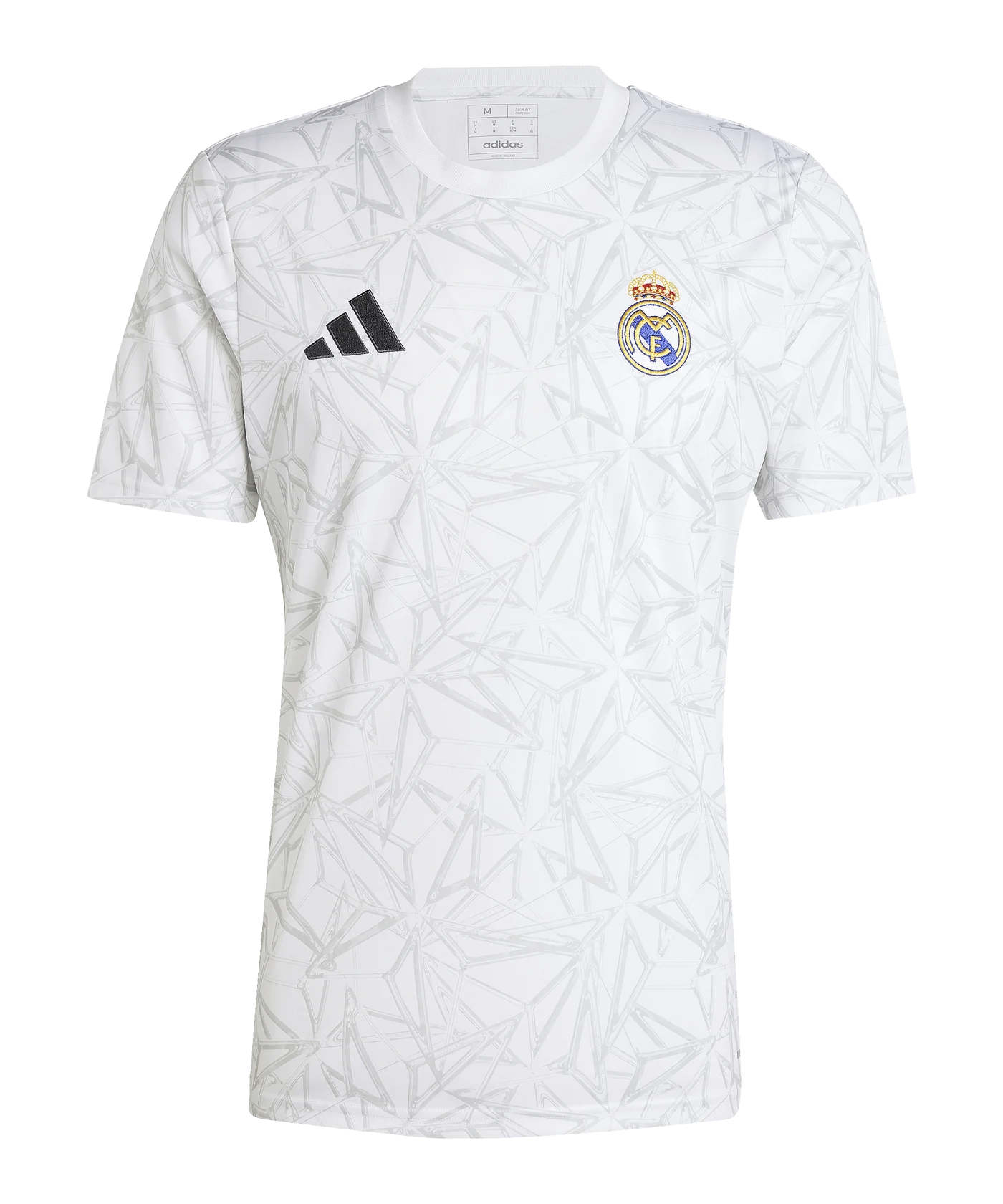 adidas Real Madrid Prematch Shirt 2024/2025 Weiss