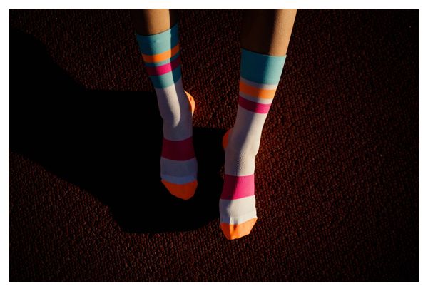 Chaussettes Incylence Ultralight Tracks Bleu/Rose