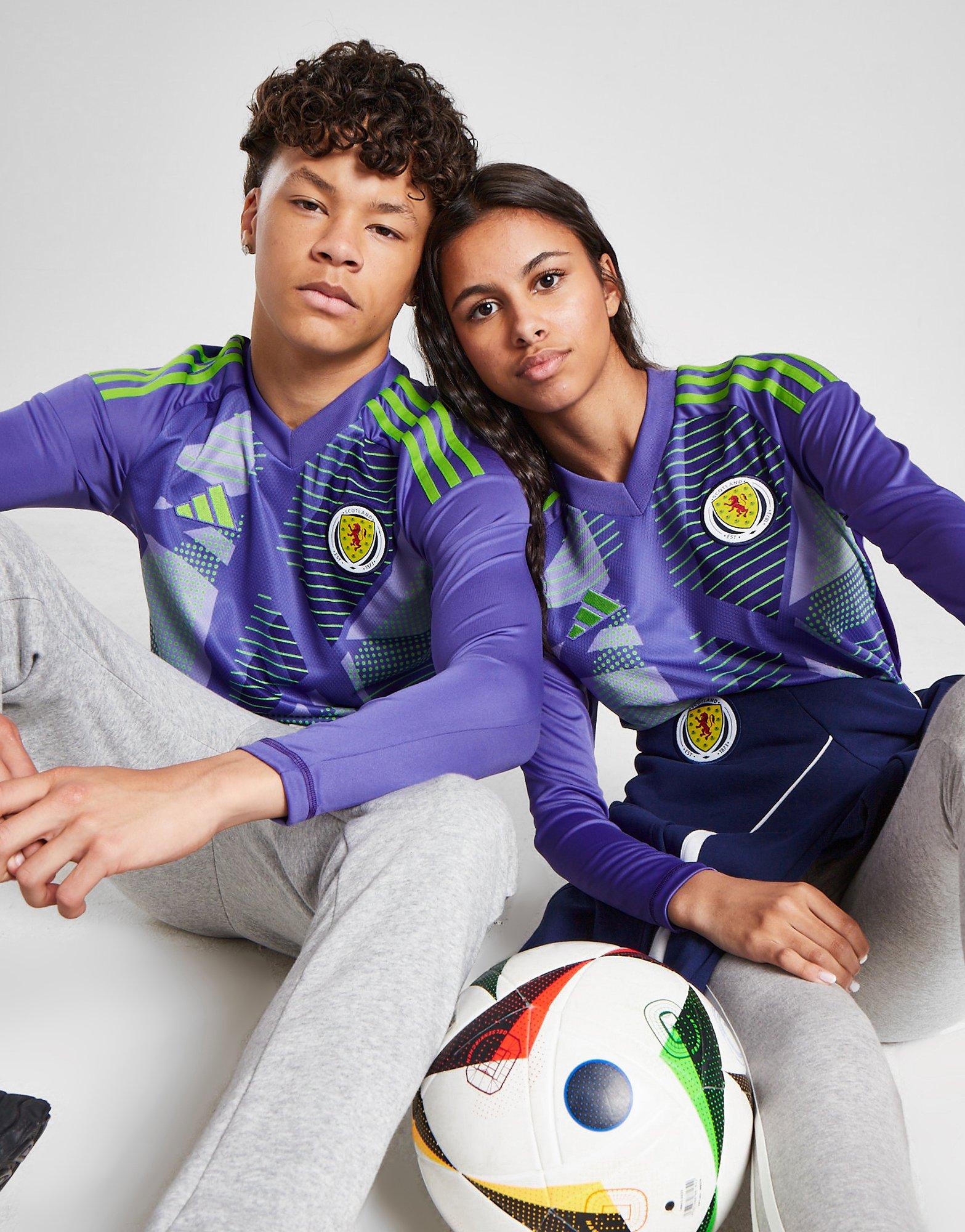 adidas Maillot de Gardien Extérieur à Manches Longues Ecosse 2024 Junior