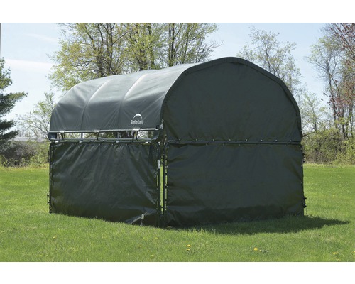 Zijpanelen voor ShelterLogic paardenstaldak, weidetent 370 x 370 cm, achter- en zijwanden, groen