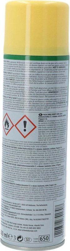 Turtle Wax - Fresh Shine - 500ml - Kunststof Onderhoudsproduct - Vanillegeur