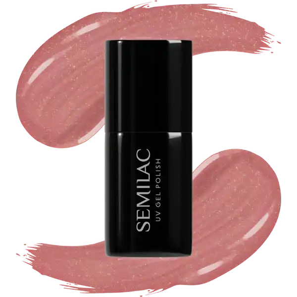378 UV Nagellack Hybrid Semilac Shimmer Stone Amber
