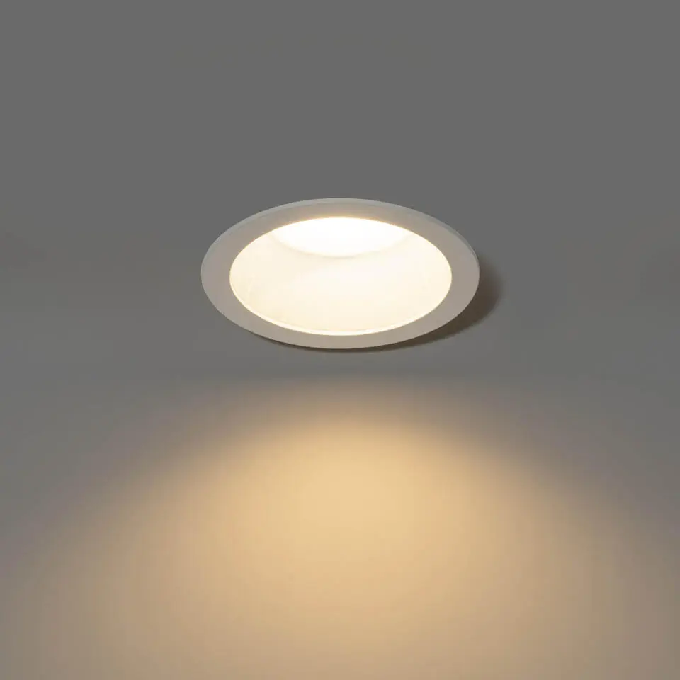 Qazqa professional inbouwspots elias wit geïntegreerde led