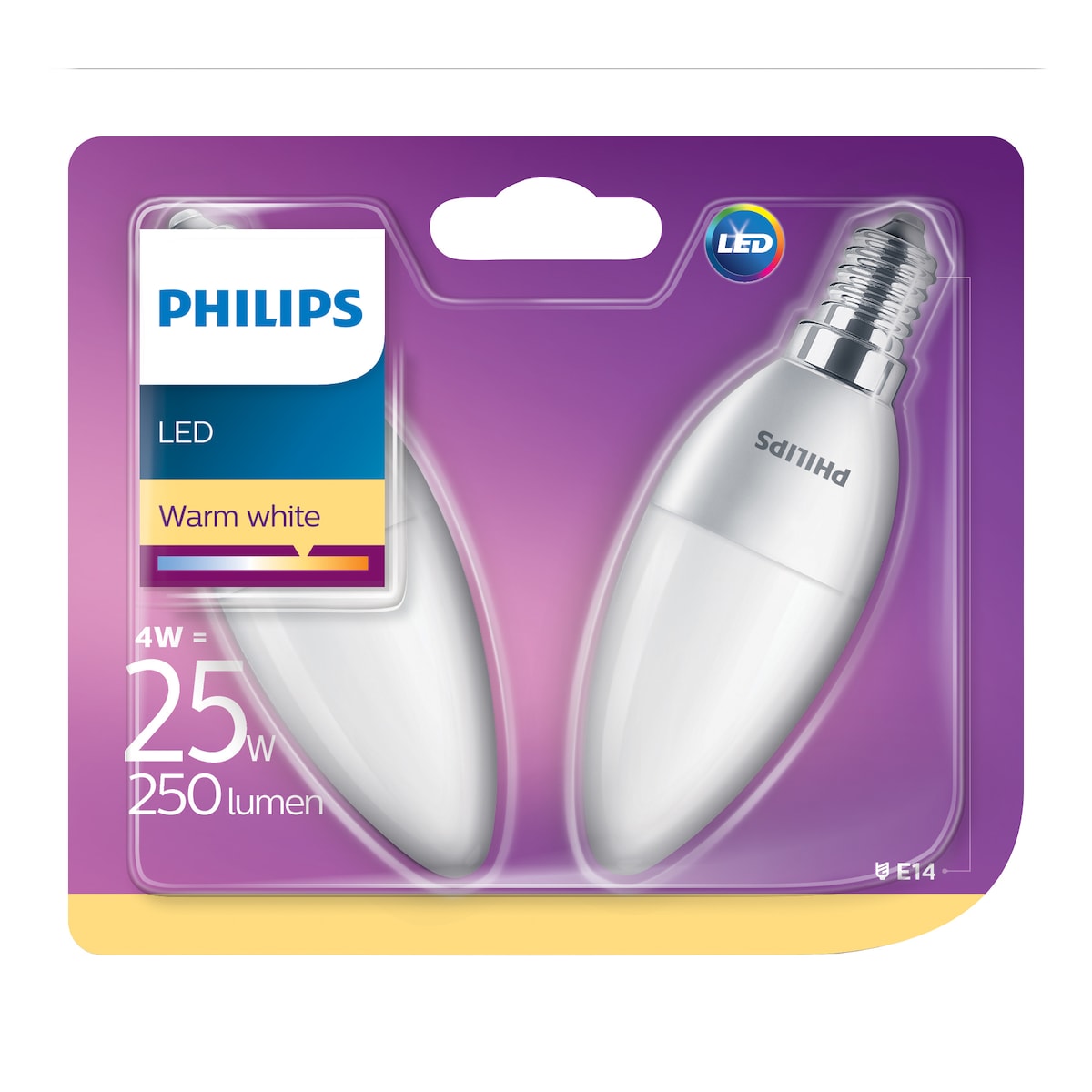 Philips Warm hvit LED lyspære 8718696475201