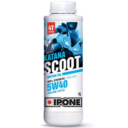 Huile moteur Ipone KATANA SCOOT 4 - 5W40 100% synthése - 1 LITRE Universel