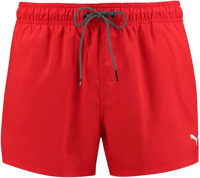 PUMA Badeshorts »PUMA SWIM MEN SHORT LENGTH SWIM SHORTS«, mit seitlichen Eingriff-Taschen,   Gesässtasche mit Klettverschluss