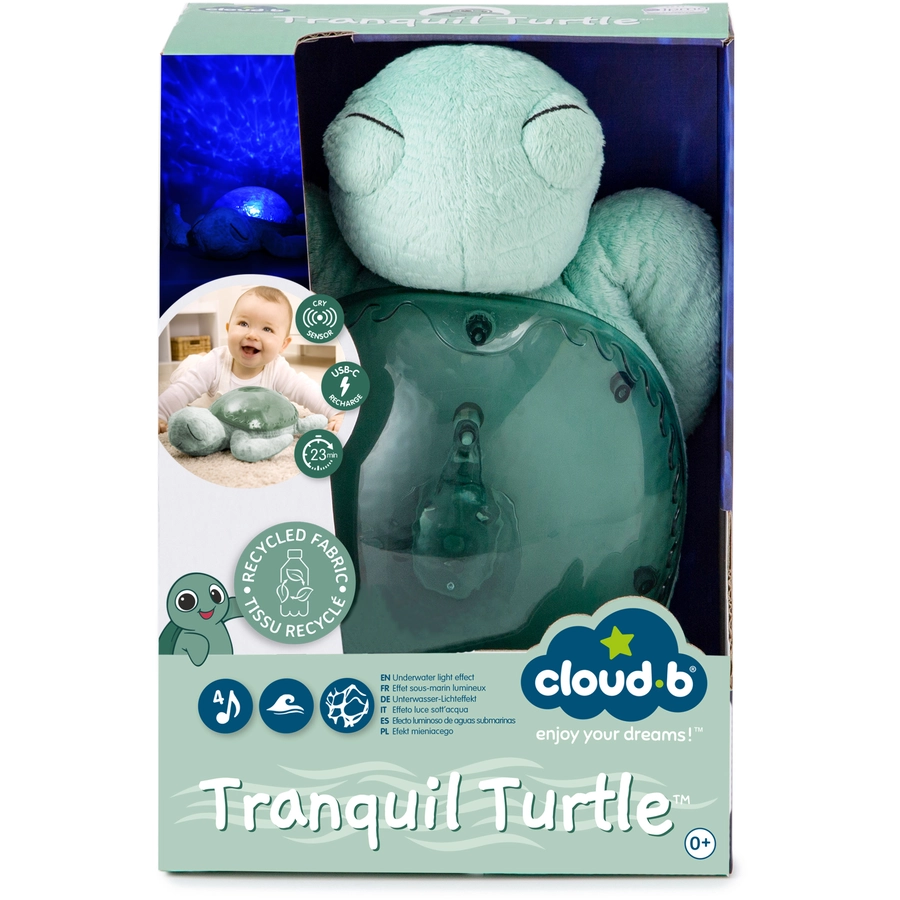 cloud-b® Tranquil Turtle™ Green (wiederaufladbar)