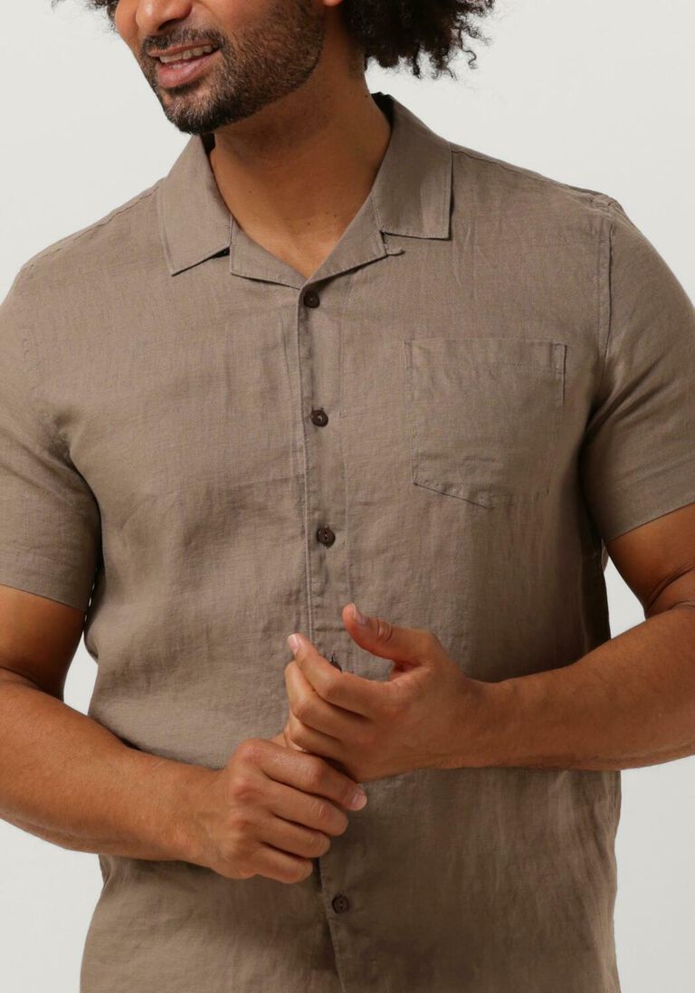 DSTREZZED beige dstrezzed casual overhemd ds_colter resort shirt