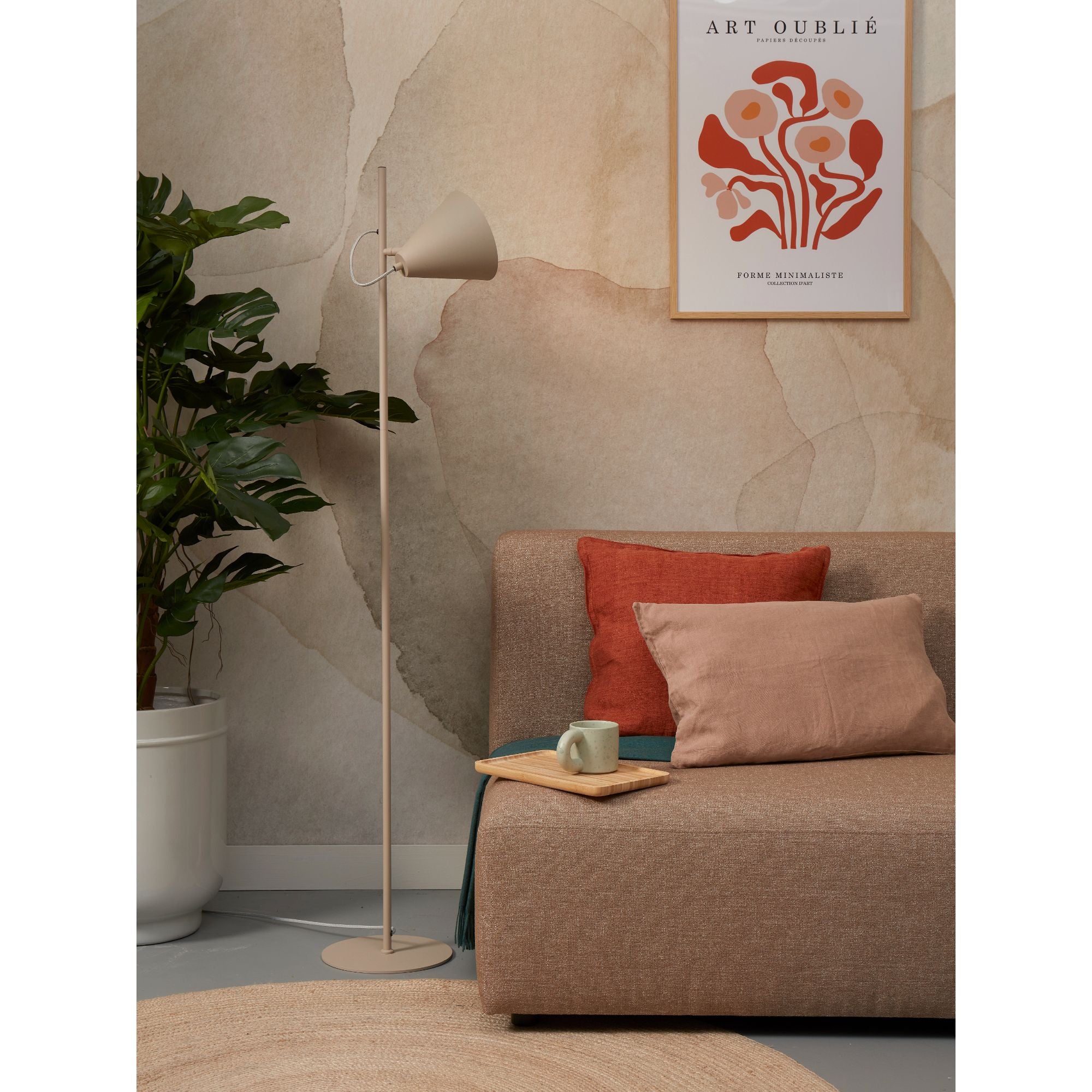it's about RoMi Vloerlamp Lisbon - Zand - 25x35.5x151cm
