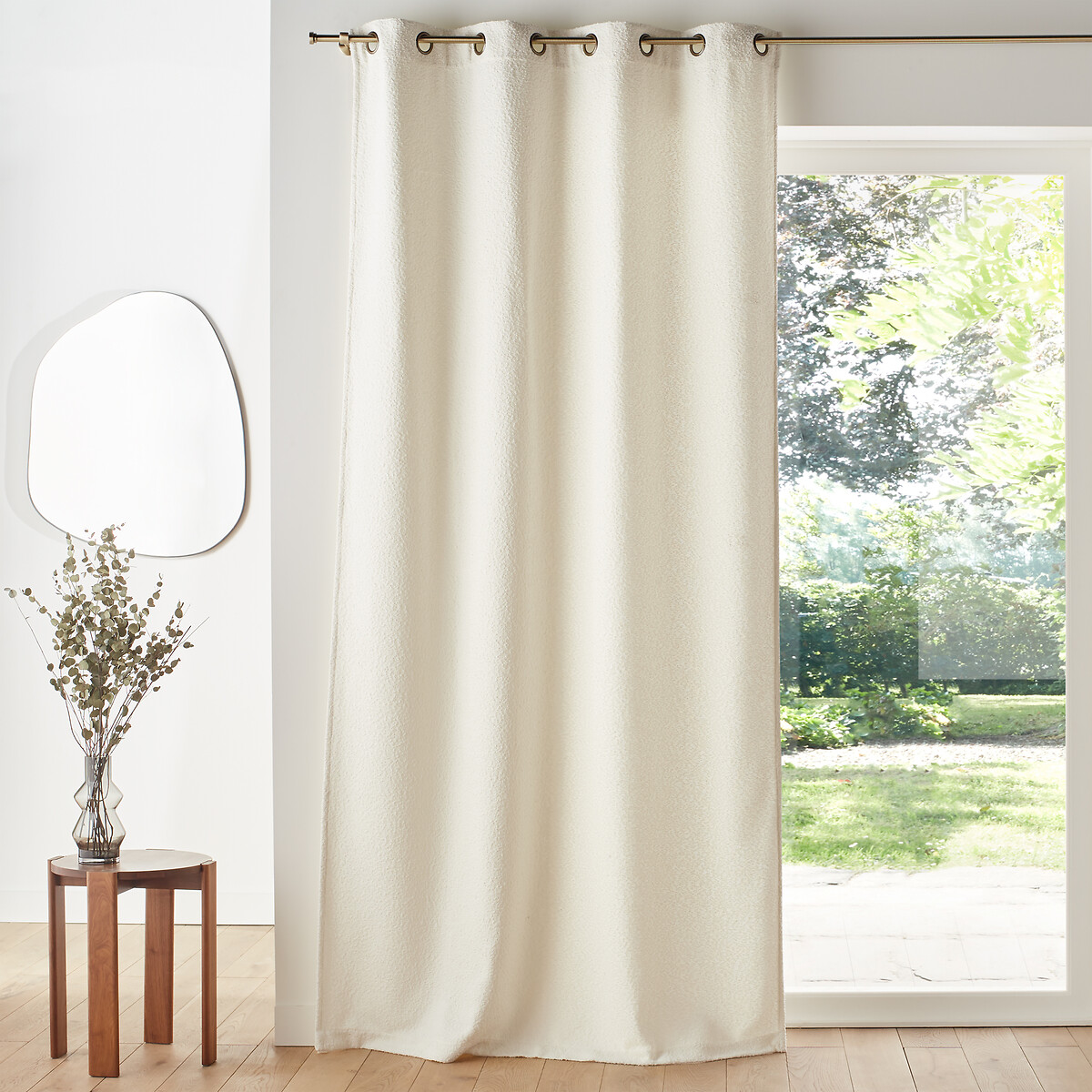 LA REDOUTE INTERIEURS<br>Cortina bouclette com ilhós, Darci