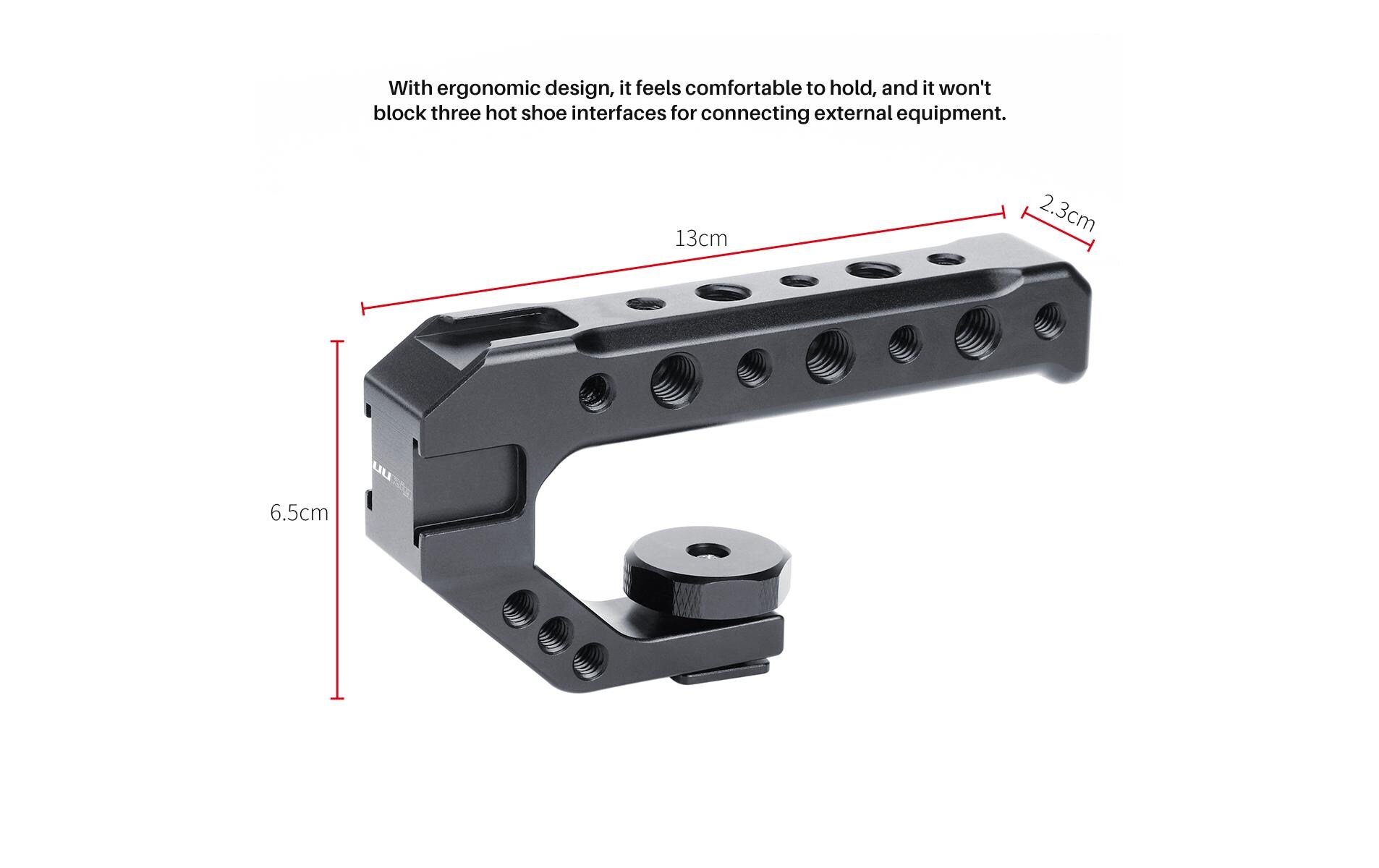 Haltegriff R005Aluminium-Universalhandgriff mit kaltem Schuh