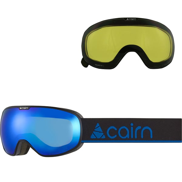 Masque de ski CAIRN MAGNETIK JSPX 3000 IUM MAT BLACK BLUE