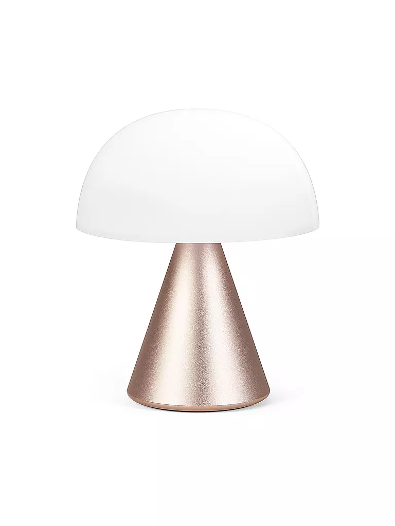 LEXON LED Lampe MINA M 11cm Soft Gold gold