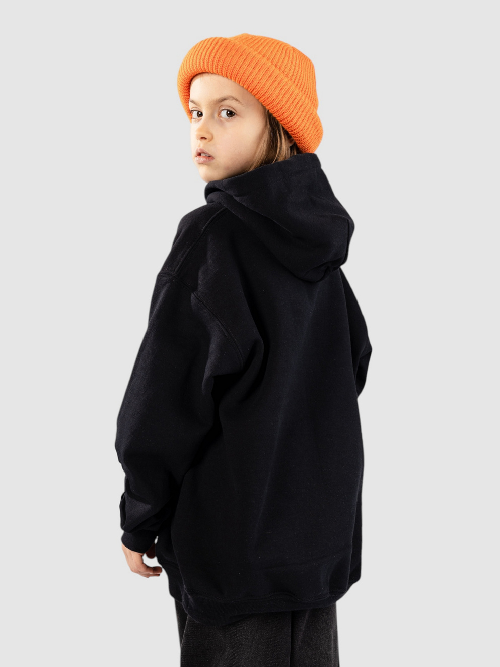 A.LAB World News Kids Hoodie black