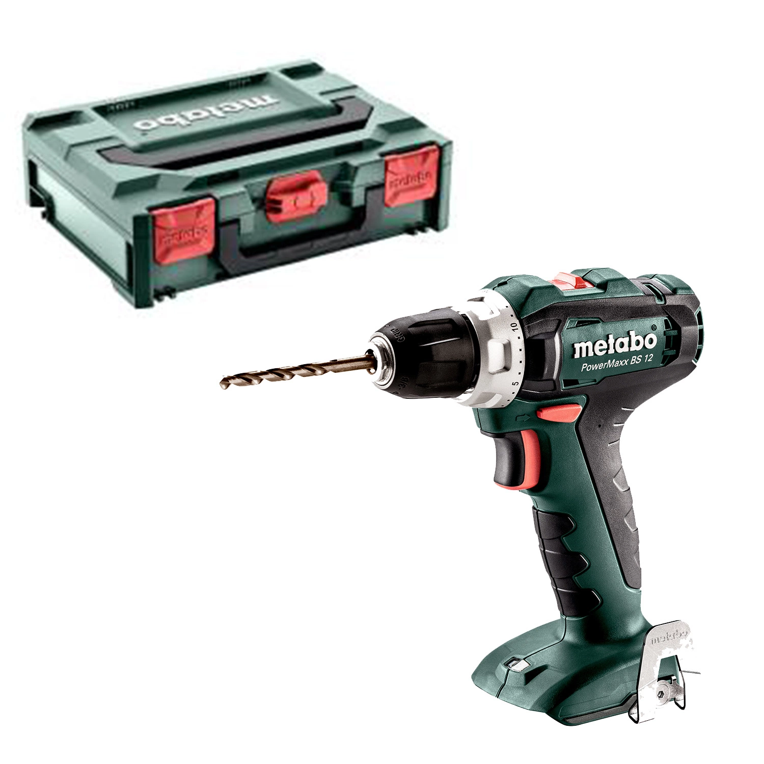 Metabo PowerMaxx BS 12 12V Li-Ion accu boor-/schroefmachine body in MetaBox
