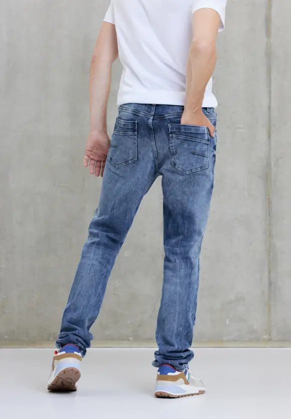 Regular Fit Jeans - real blue heavy random wash