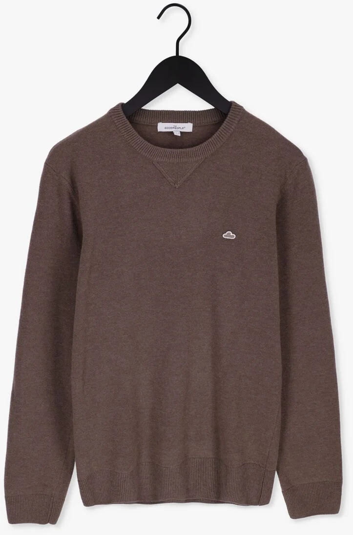 THE GOODPEOPLE taupe the goodpeople trui knox