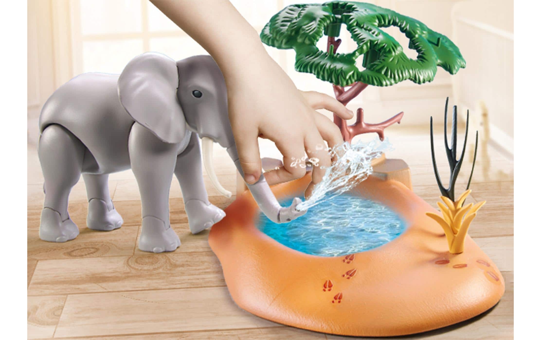 Playmobil® Spielbausteine »Wiltopia Spritztour zum Wasserloch 71294«