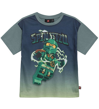 LEGO® Ninjago T-Shirt - LwTaffy 307 - Hellgrün m. Print