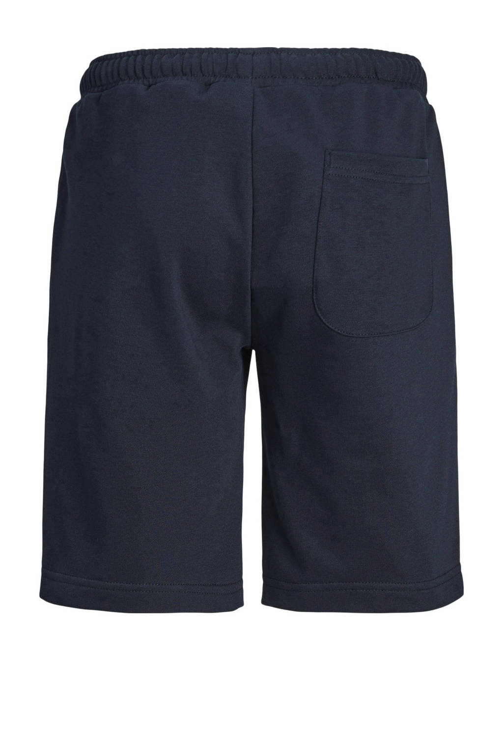 JACK & JONES sweatshort JPSTVESTERBRO met tekst donkerblauw