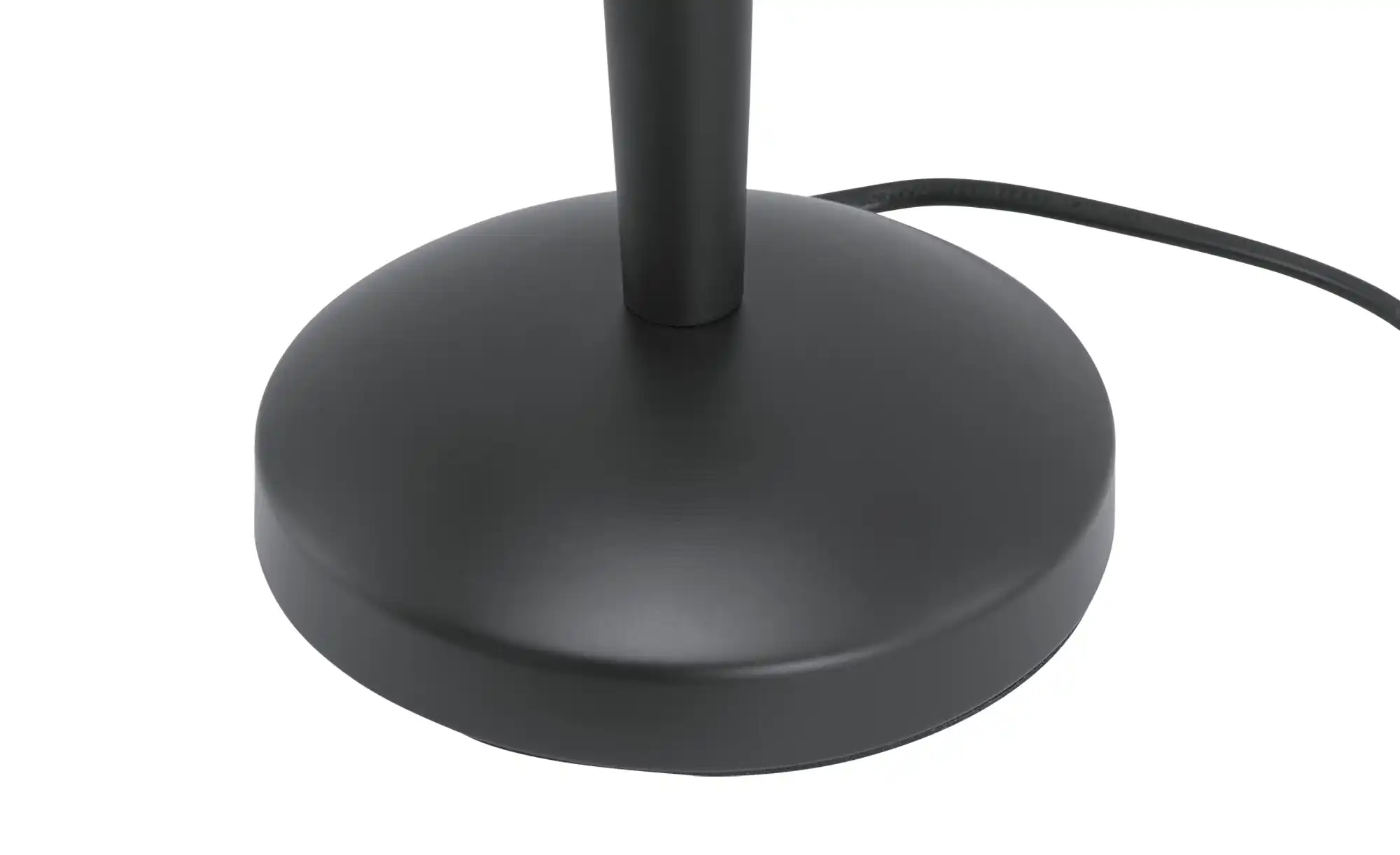 KHG LED-Tischleucht, 1-flammig, schwarz mit Alabasterglas