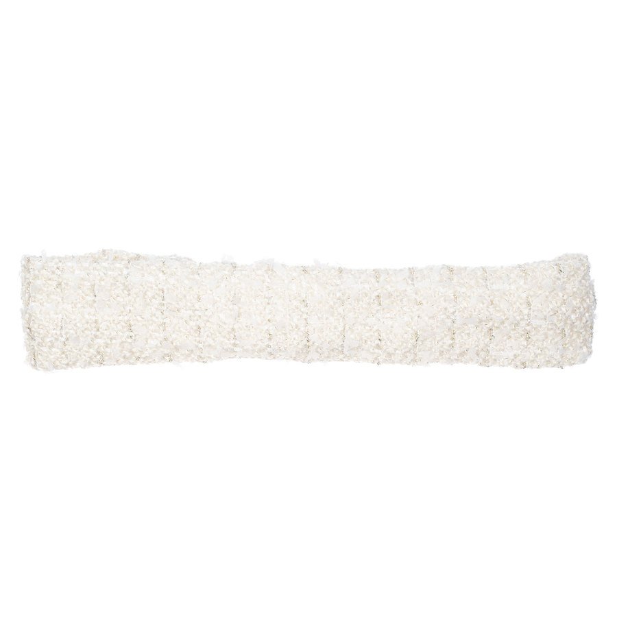 DARK Tweed Headband Vanilla
