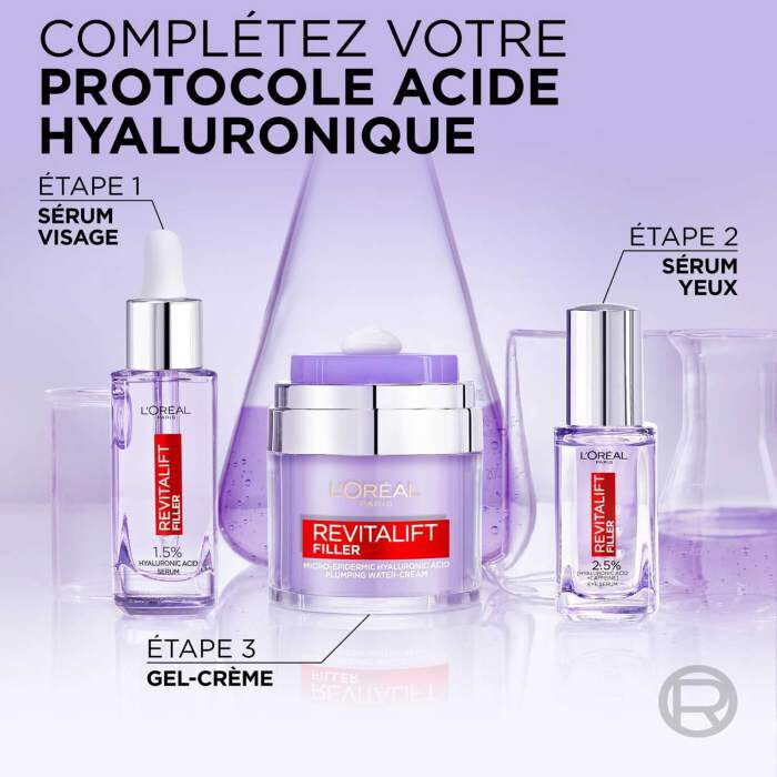Revitalift Filler Sérum Yeux 2,5% Acide Hyaluronique   Caféine