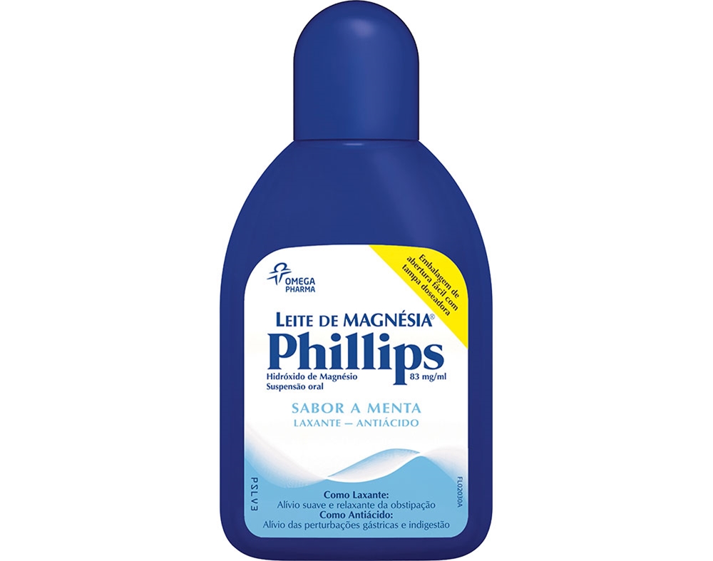 SOLUÇÃO MAGNESIA PHILIPS LEITE 83MG/ML 200ML