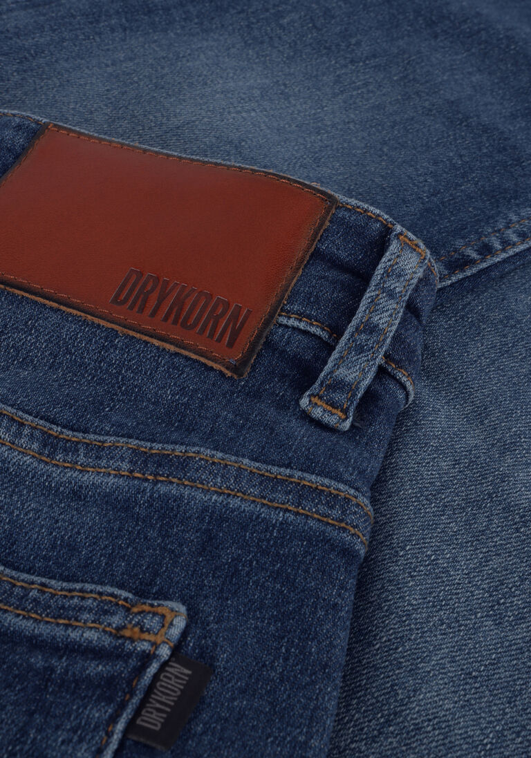 donkerblauwe drykorn slim fit jeans west 260135