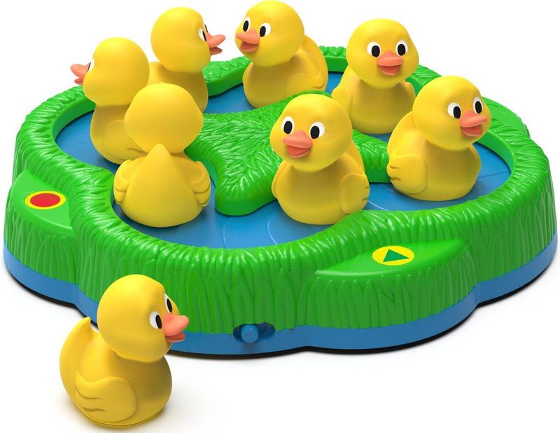 Rubber Duckie - Geheugenspel - Kinderspel - Interactief - 2-4 spelers - vanaf 3 jaar