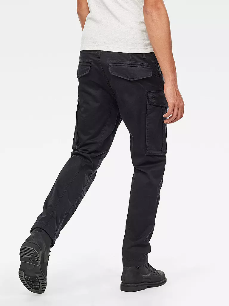 G-STAR RAW Cargohose Tapered Fit ROVIC ZIP 3D schwarz