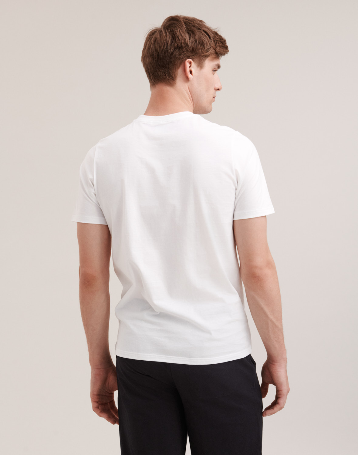 T-shirt van katoen voor heren in Groen