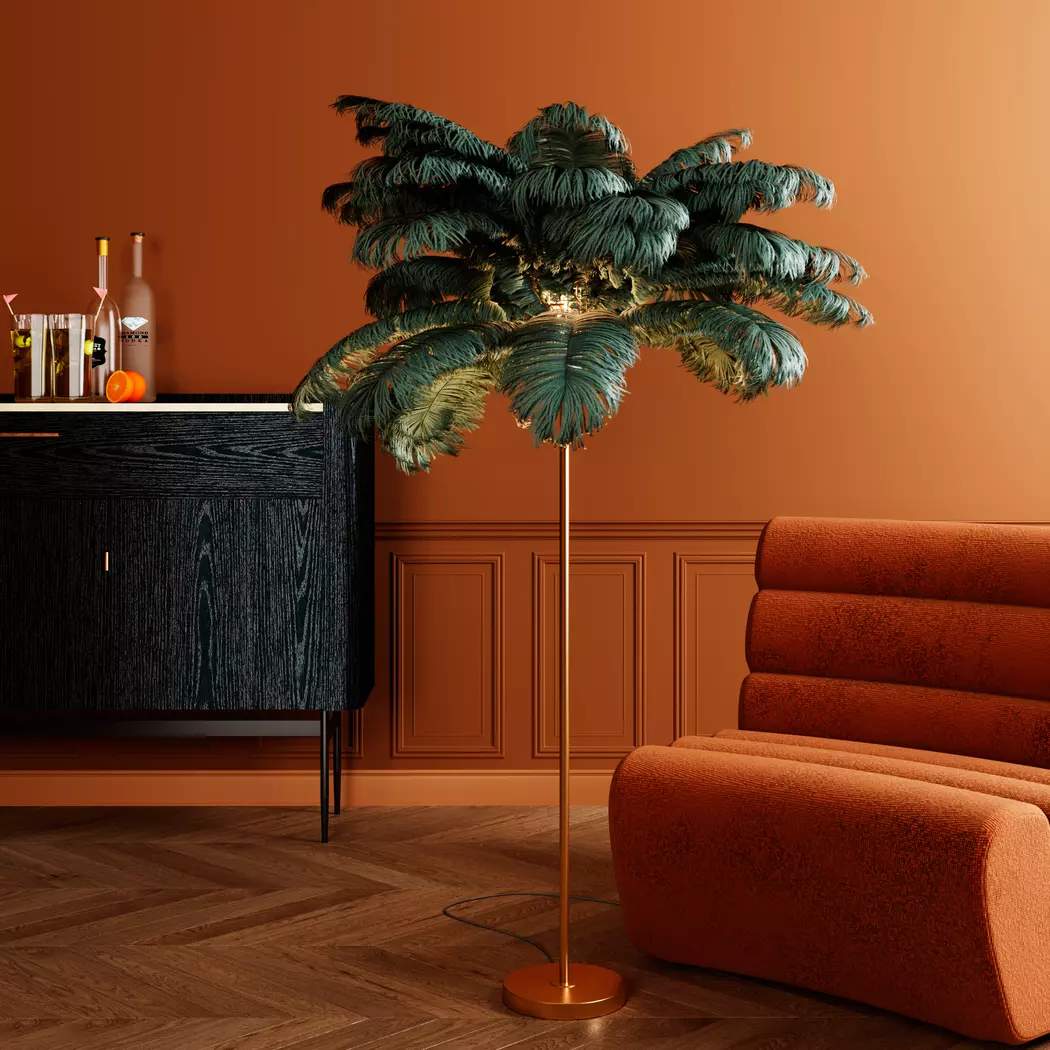 Stehlampe Feather Palm