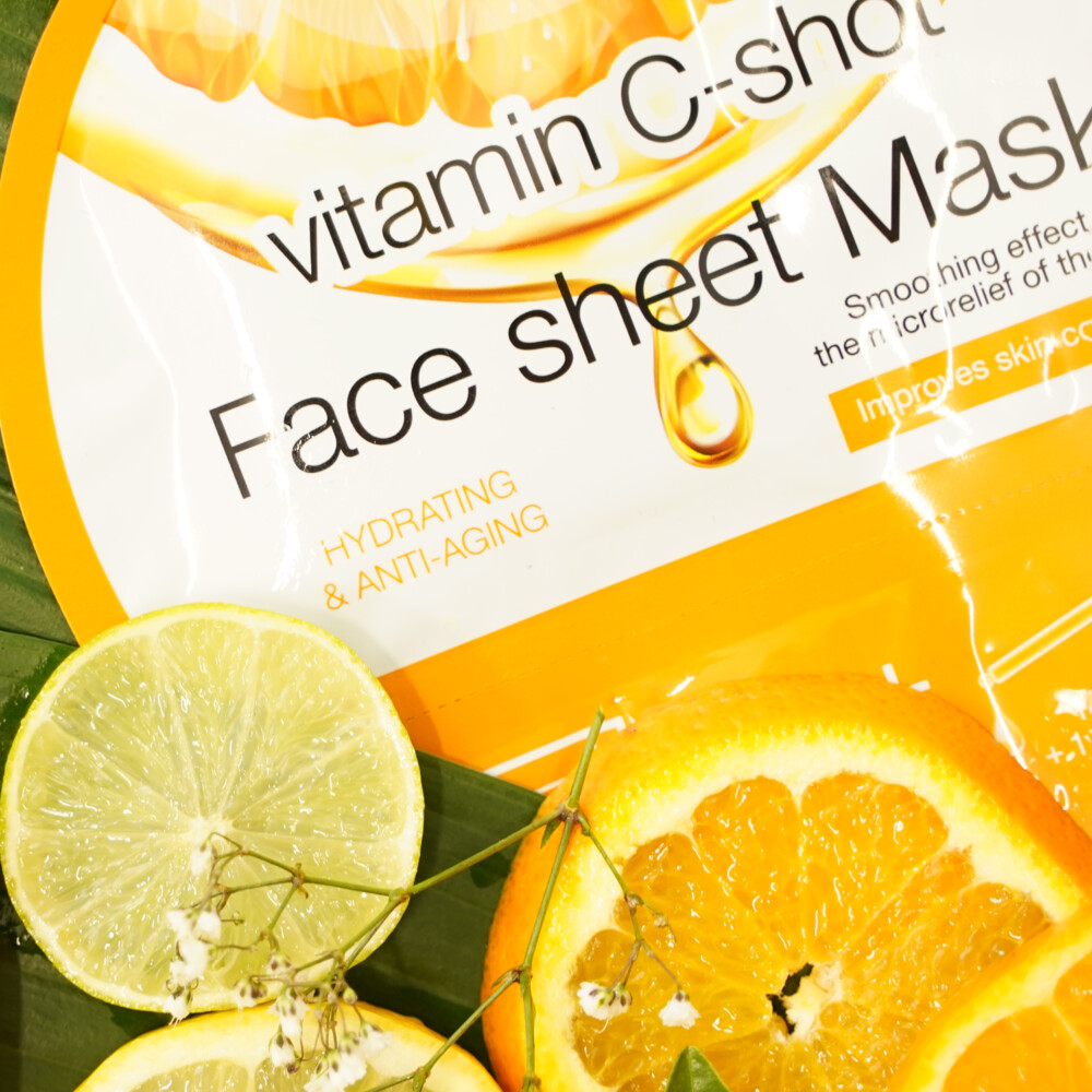 6x Sence Gezichtsmaskers Vitamin C