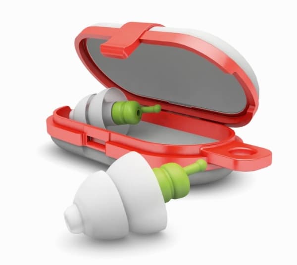 Alpine SleepSoft, Gjenbrukbar øreplugg, Sove, Normal, In-ear, Grønn, Hvit, 25 dB