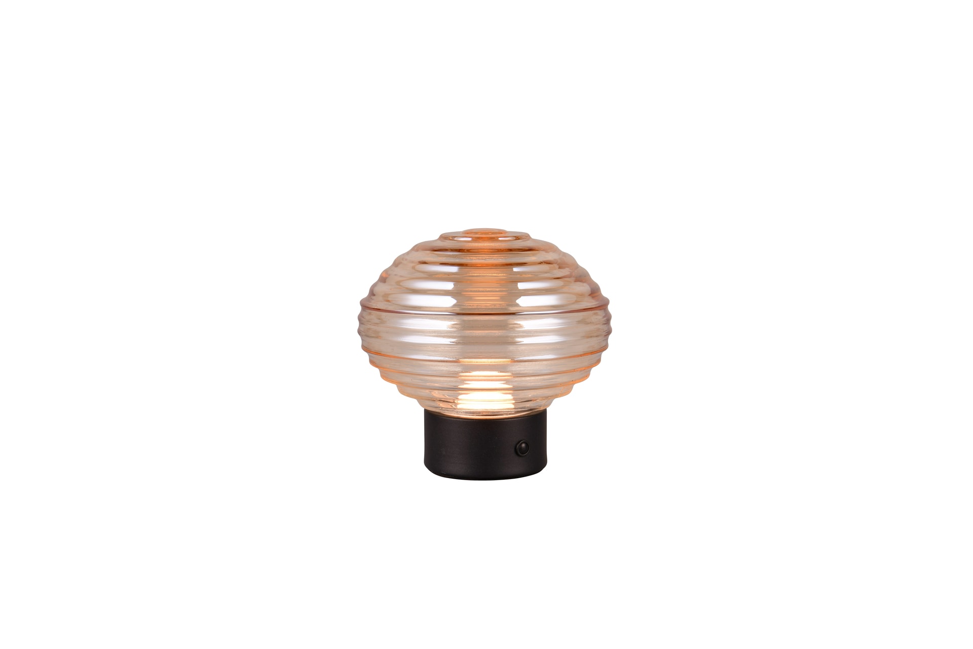 RL Akku LED Tischlampe EARL schwarz /amber