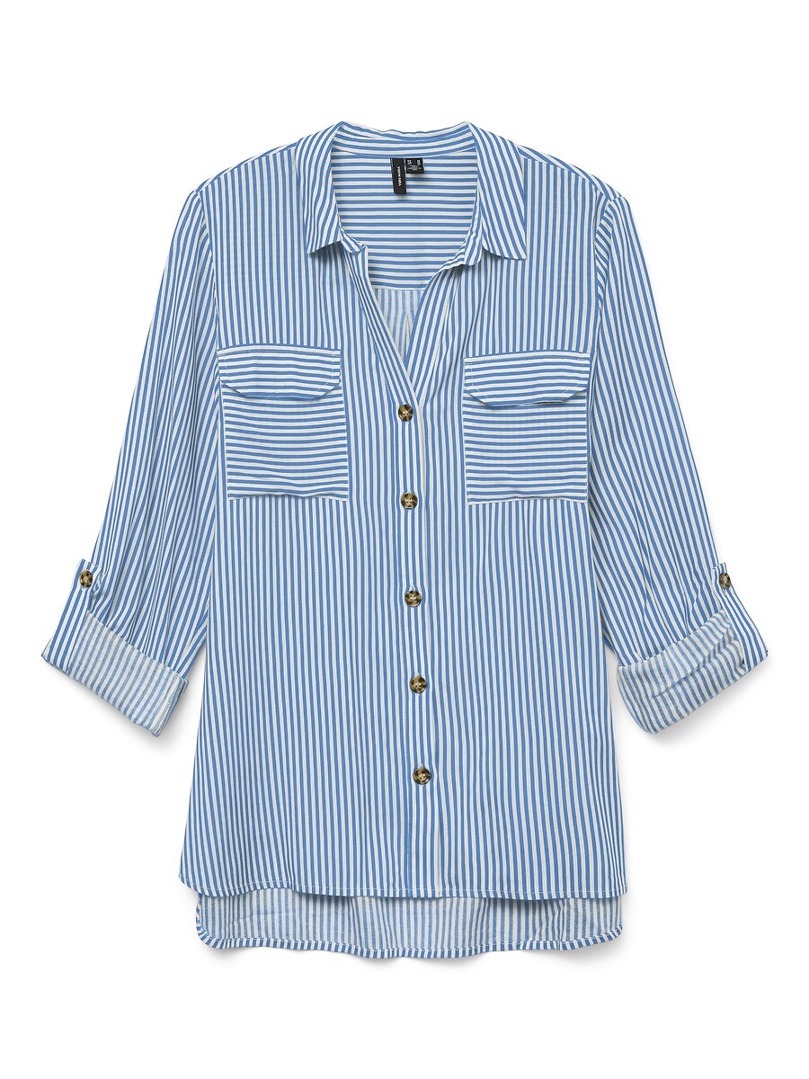 VERO MODA<br>Camisa listrada de manga comprida