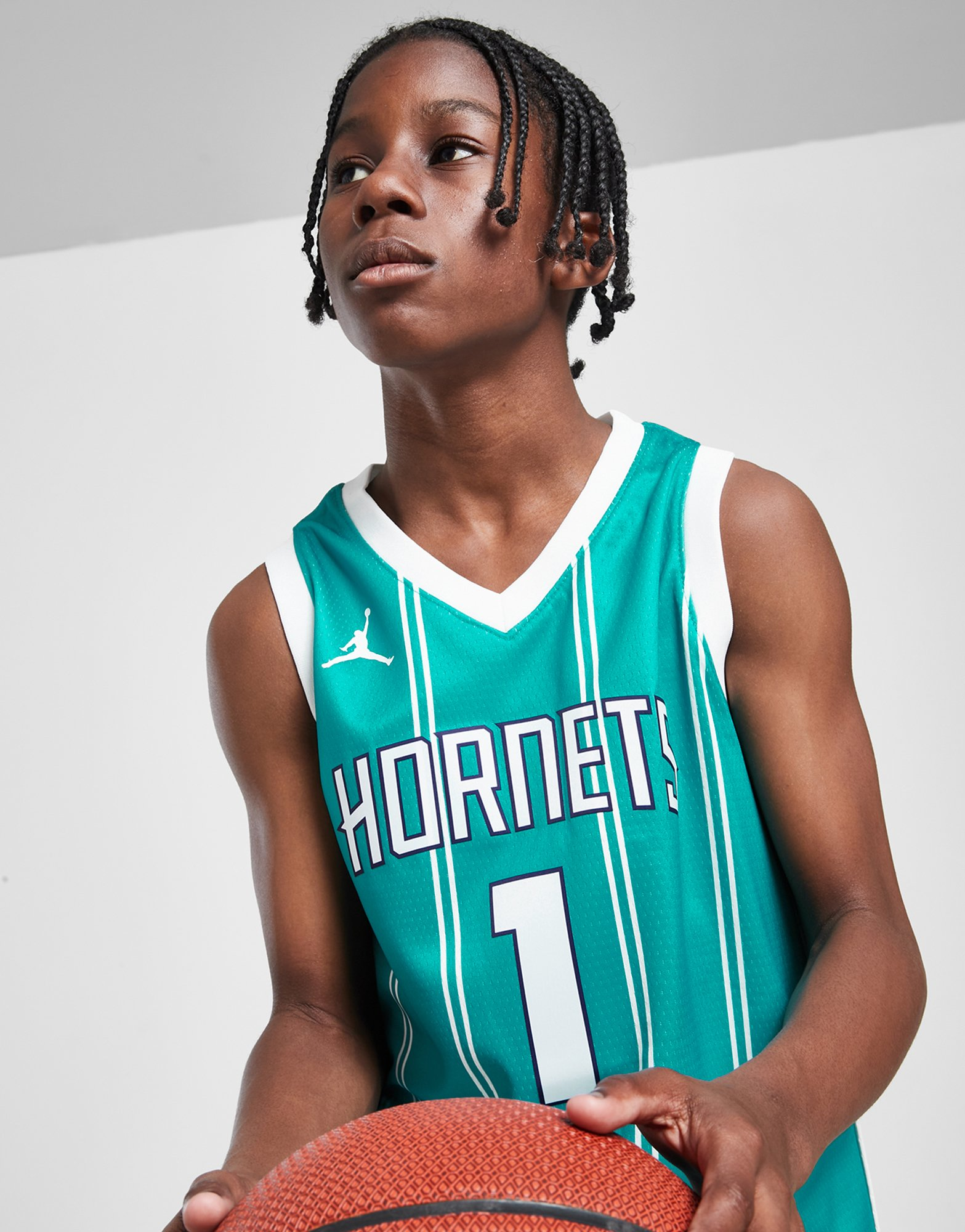 Nike Maillot NBA Charlotte Hornets Ball #1 Junior