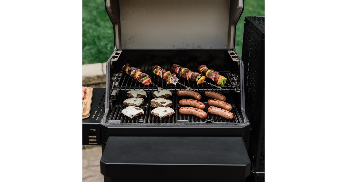 MasterbuiltGravity Series 600, digitale houtskoolgrill en roker barbecue  (Zwart, WiFi-besturing)